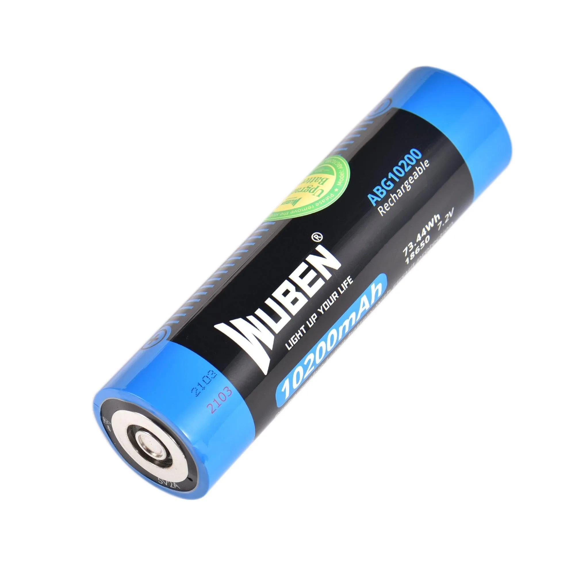 Big Flashlight Battery for Wuben A9 - 10200mAh