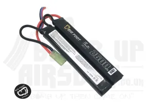 Big Foot Heat Li-Po Battery 2600mAh 7.4v 25c (Split Style - Mini Tamiya)