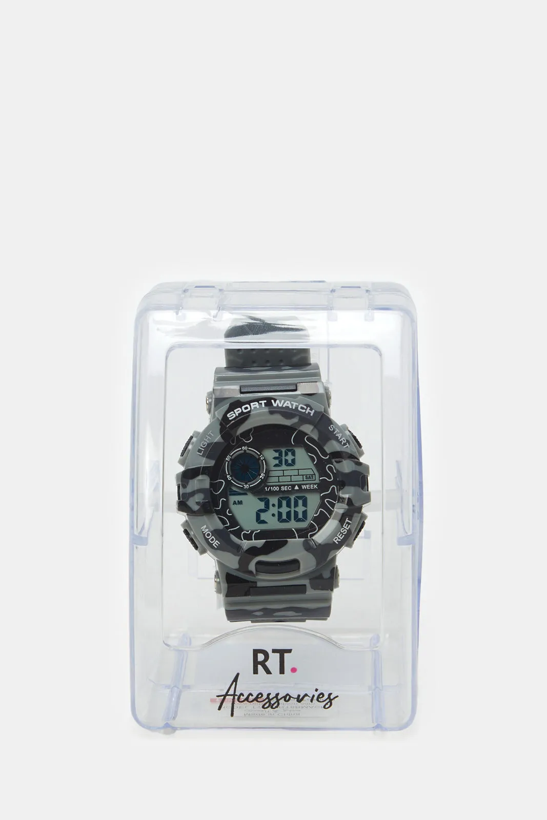 Boys Grey Multi Functional Digital Watch