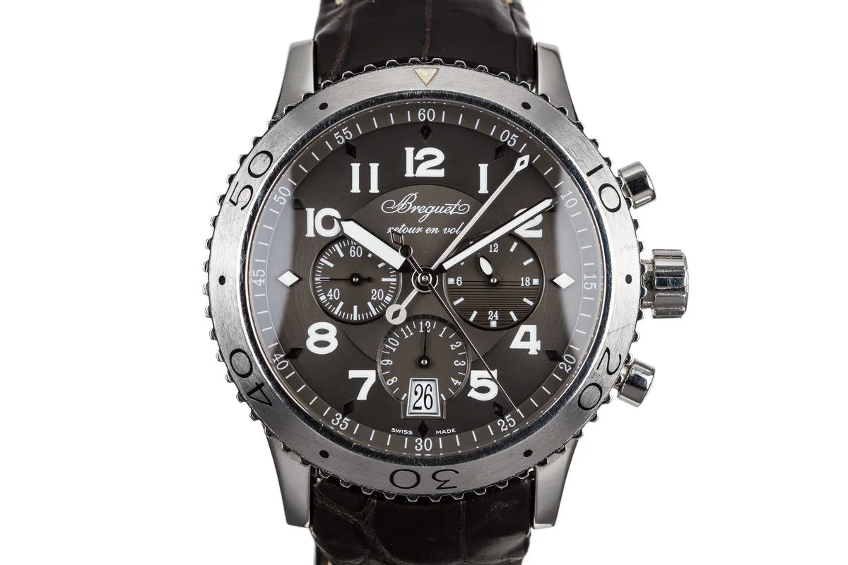 Breguet XXI 3810ST92/9ZU Flyback with Box