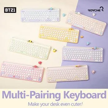 BT21 minini Wireless 3in1 Multi Pairing Keyboard