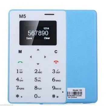 Captcha M5 Mini Card Cell Phones Ultra Thin (CREDIT CARD SIZE)