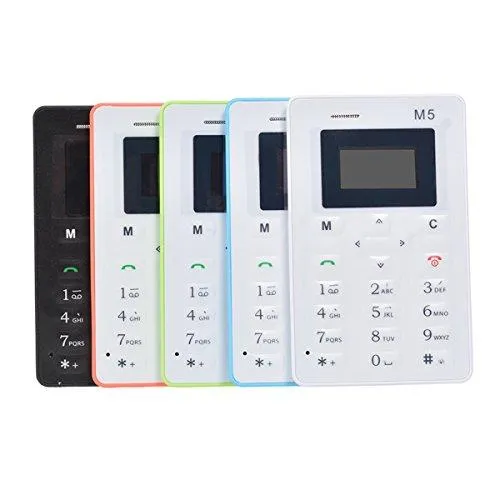 Captcha M5 Mini Card Cell Phones Ultra Thin (CREDIT CARD SIZE)