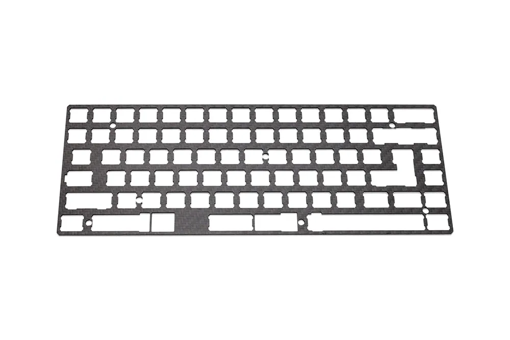 Carbon Fiber Plate 1.5mm thickness support  support split spacebar 3u spacebar xd75 xd84