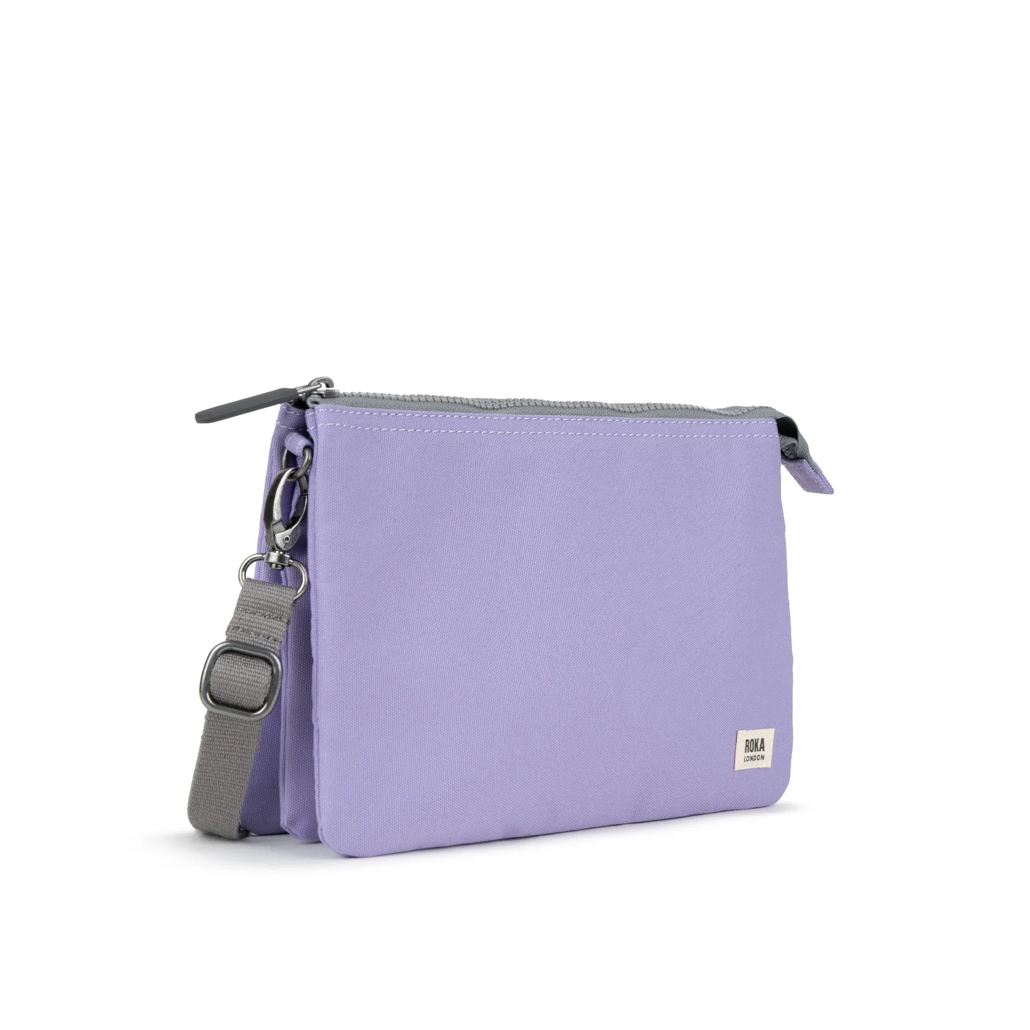 Carnaby Crossbody XL Lavender Recycled Canvas