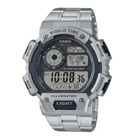 Casio AE-1400WHD-1AVDF Silver Stainless Watch for Men