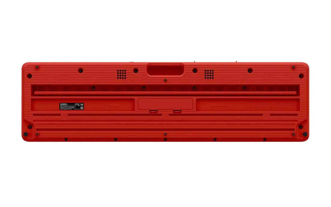 Casio CTS1 61-Key Portable Keyboard - Red