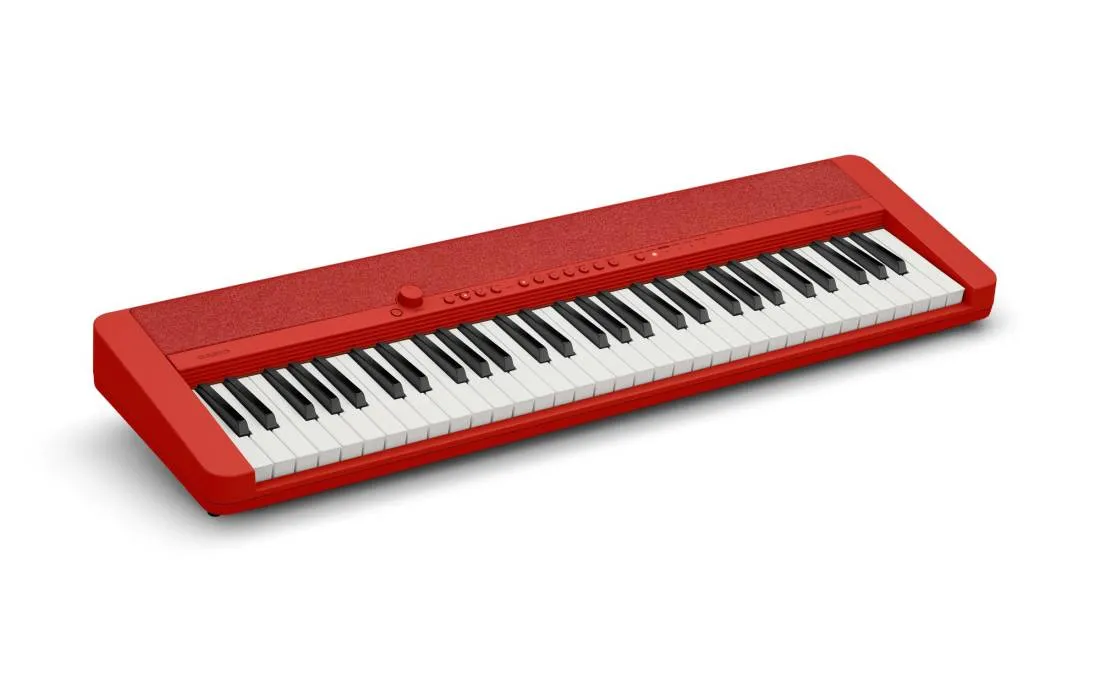 Casio CTS1 61-Key Portable Keyboard - Red