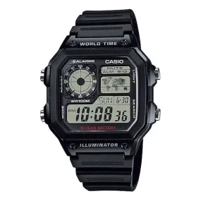 Casio Digital Watch AE1200WH-1AV Black