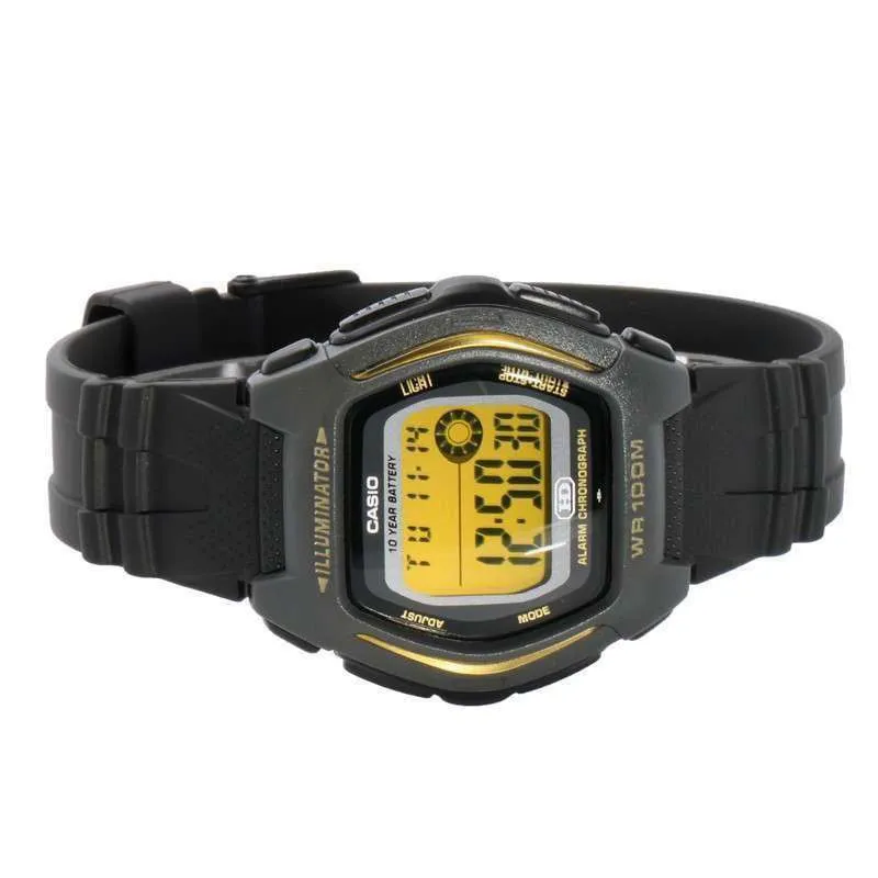 Casio HDD-600G-9AVDF Black Resin Strap Watch for Men