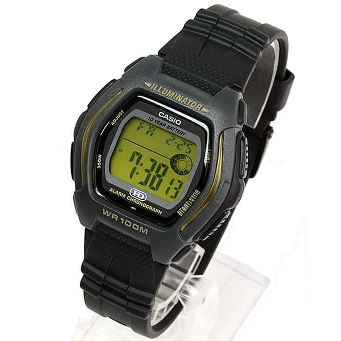 Casio HDD-600G-9AVDF Black Resin Strap Watch for Men