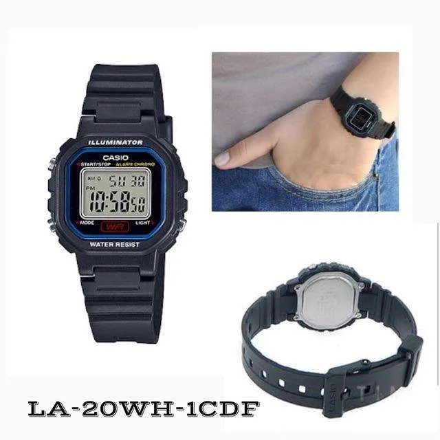 Casio LA-20WH-1CDF Navy Blue Resin Strap Watch for Women