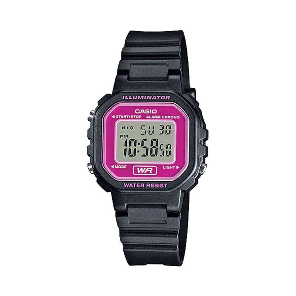 Casio LA-20WH-4ADF Black Resin Strap Watch for Women