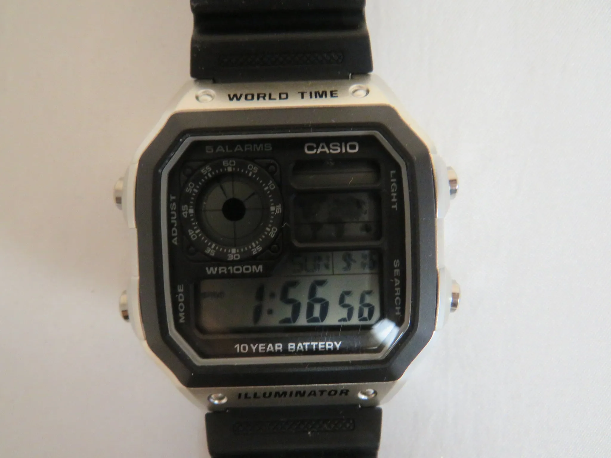 Casio Men's Digital Black Resin Strap Watch