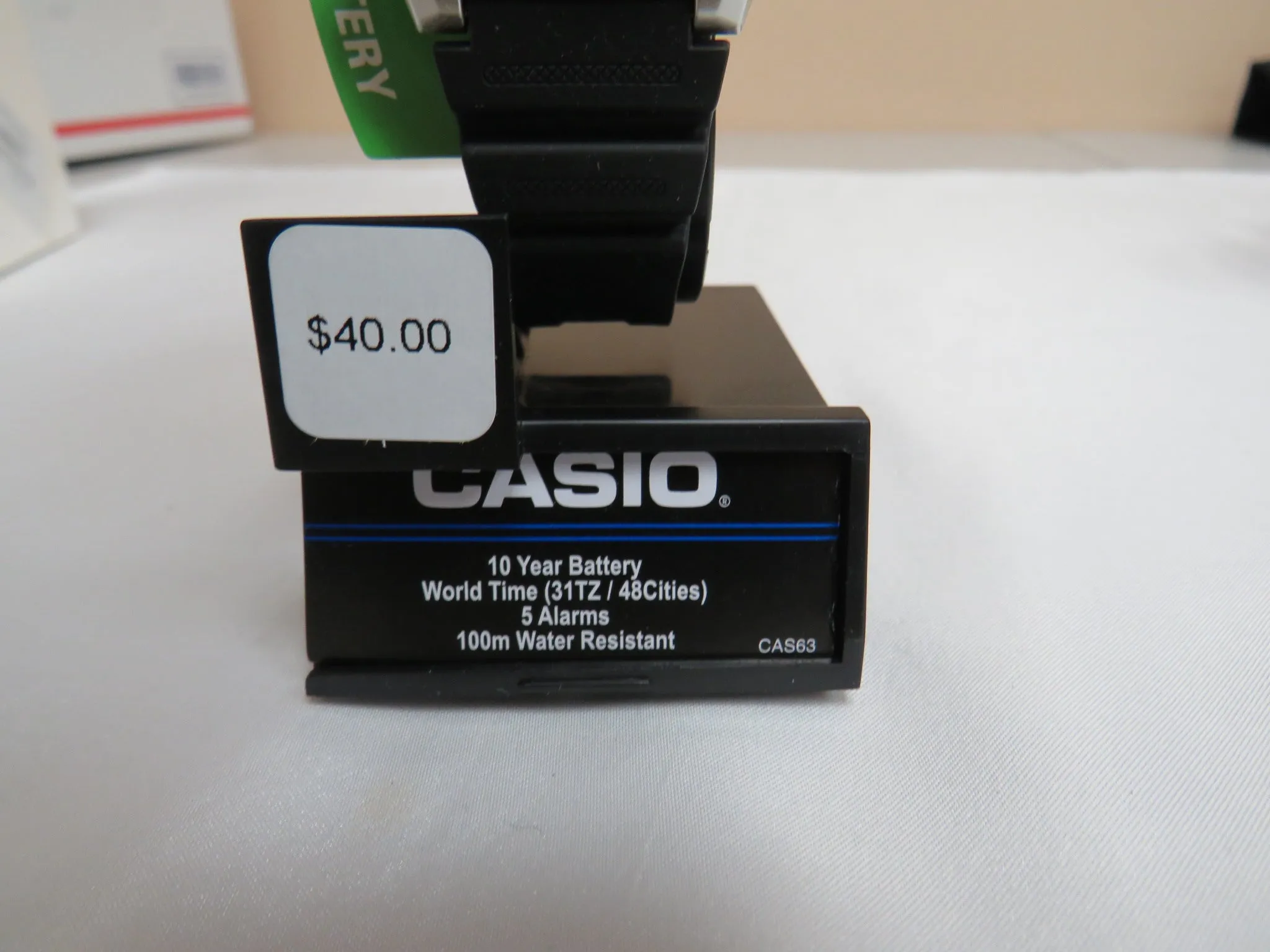 Casio Men's Digital Black Resin Strap Watch