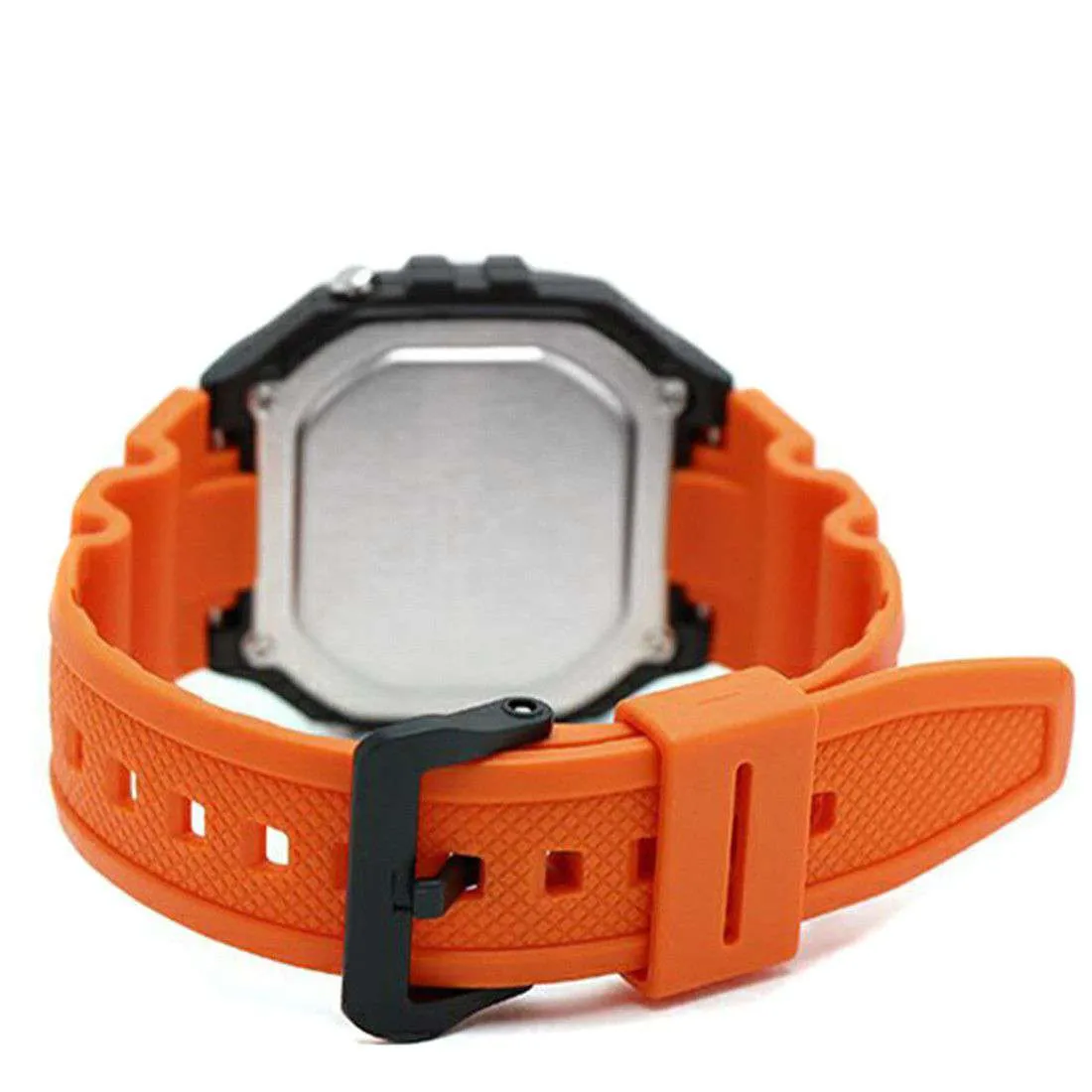 Casio W-218H-4B2 Orange Resin Watch for Men