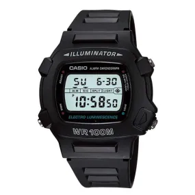 Casio W-740-1VSD Black Resin Watch for Men