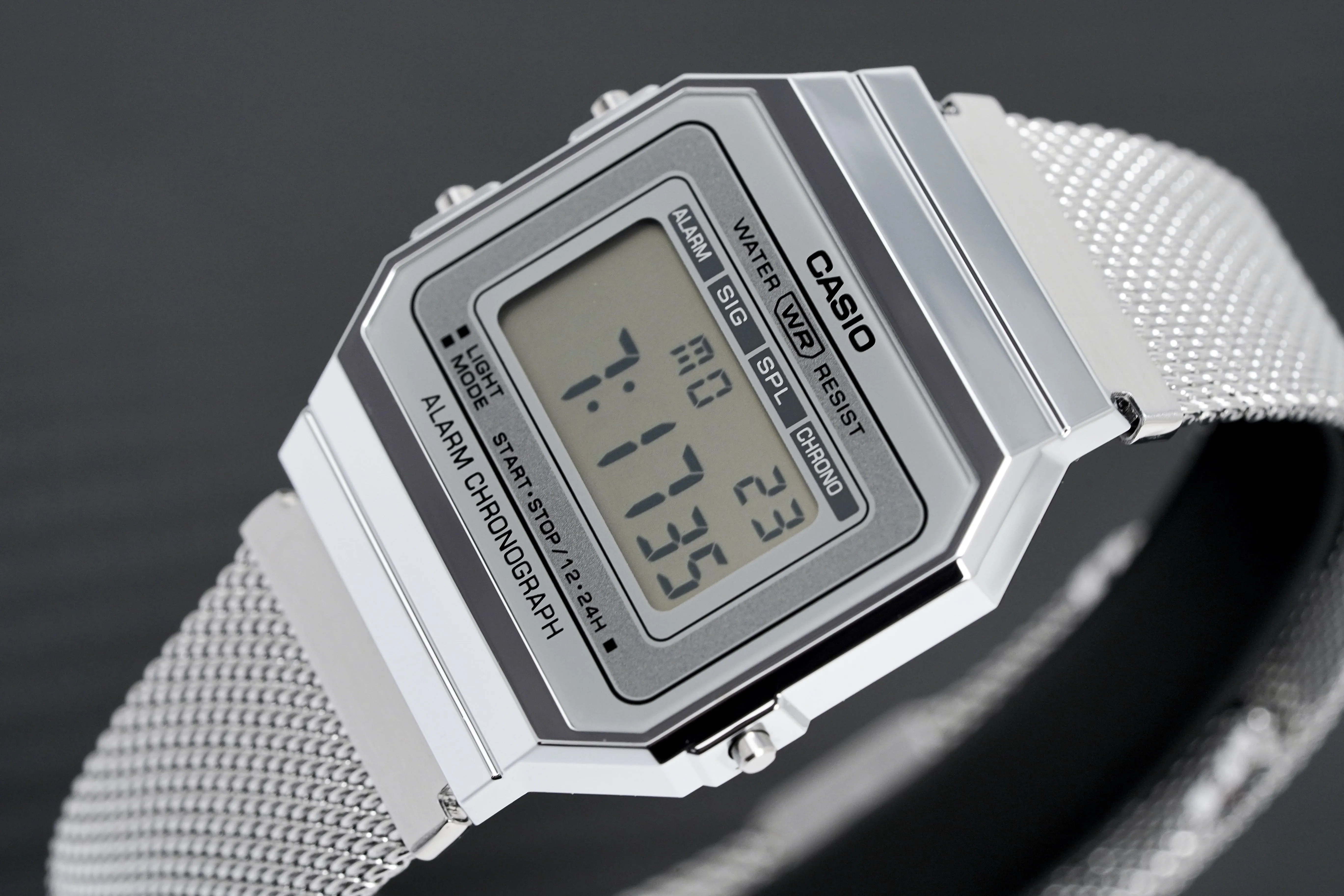 Casio Watch Digital Vintage Classic Milanese A700WM-7ADF