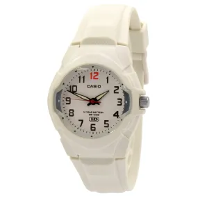 Casio White Resin Case White Band Watch | LX600C-7B