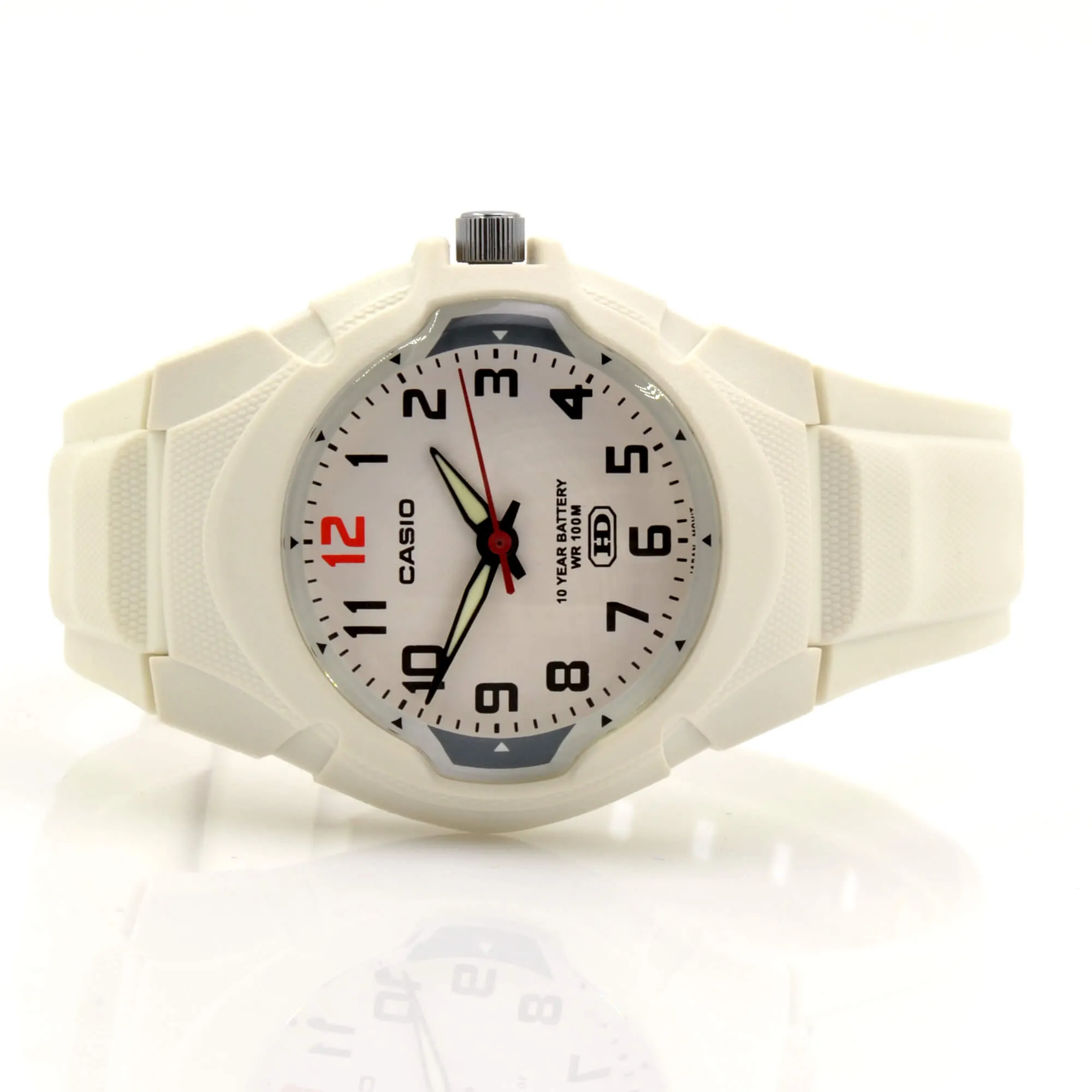 Casio White Resin Case White Band Watch | LX600C-7B