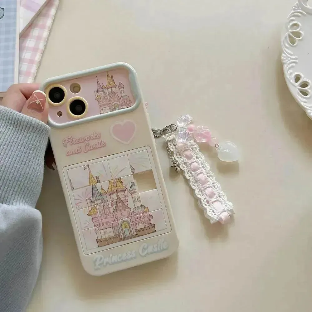 Castle Fireworks Puzzle Phone Case (For iPhones)