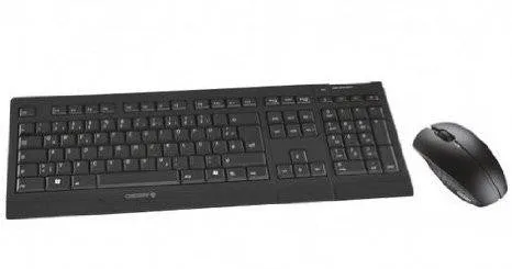 Cherry B. Unlimited Aes Encrypted Wireless, 104 4 Keys, Black, Mouse Included, 128 Bit