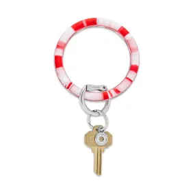 Cherry on Top Marble Key Ring-silicone