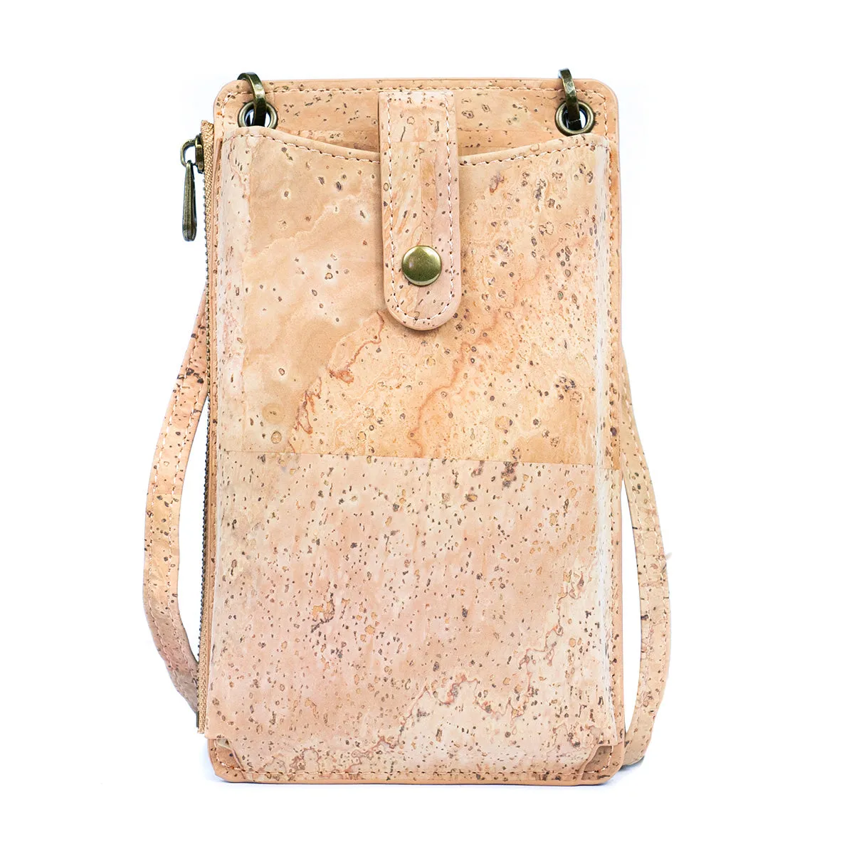 Chic Natural Cork Women's Phone Pouch with Card Slots BAG-2298