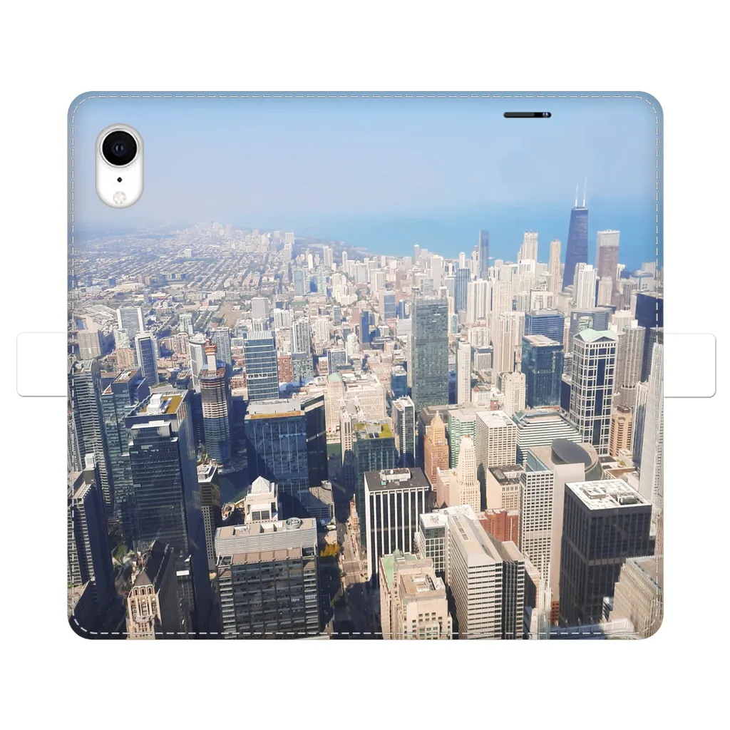 Chicago Skyline Fully Printed Wallet Cases