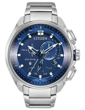 Citizen Eco-Drive Proximity Pryzm - Blue Dial - Stainless Steel - Date