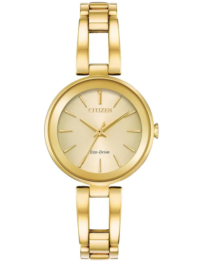 Citizen Eco-Drive Womens Axiom - Gold-Tone - Mother of Pearl - Bangle