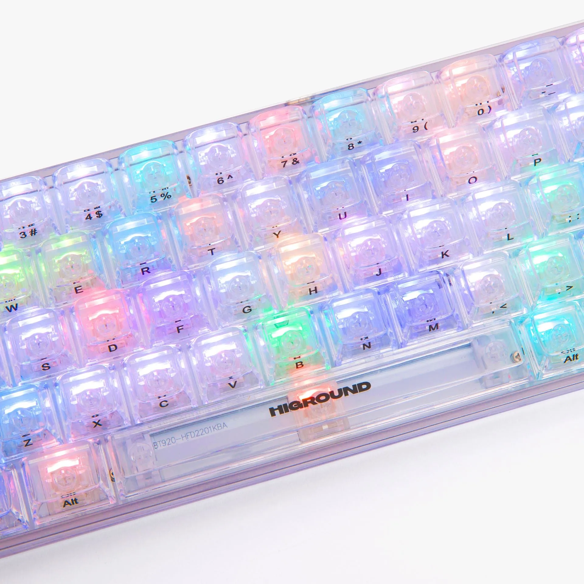 CLEAR OPAL Base 65 Keyboard