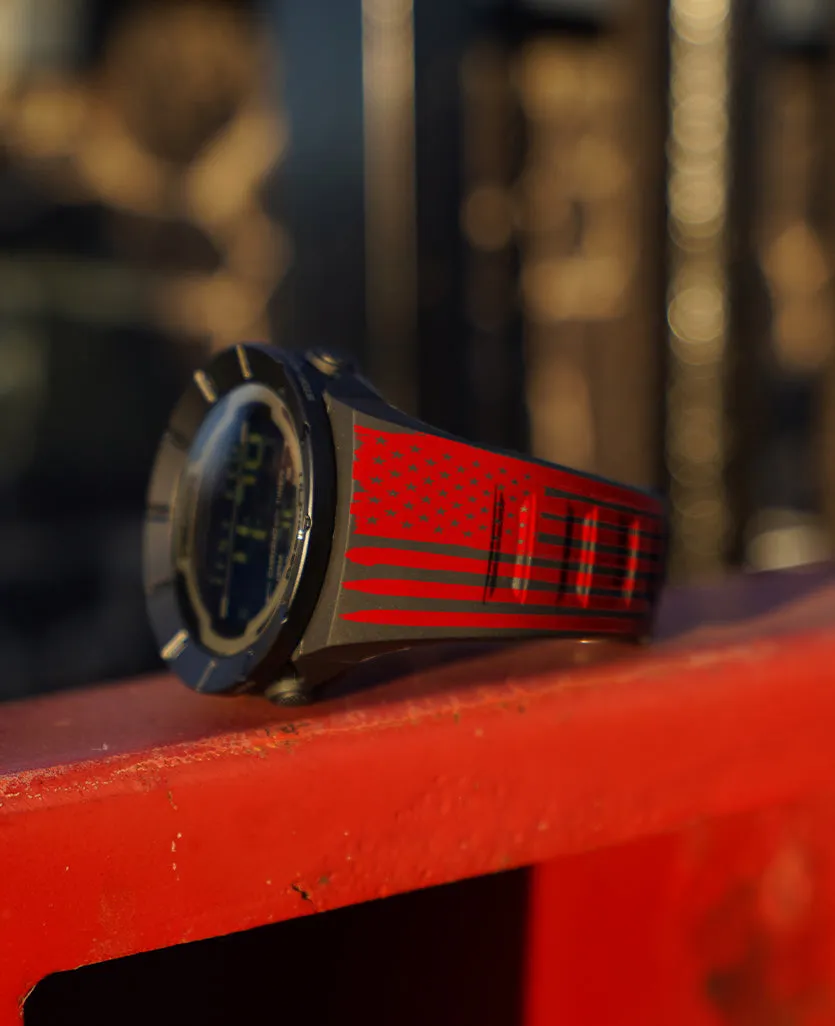 Coliseum Fit™ Assault - Red Edition (Phantom Black) Watch