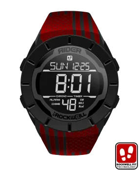 Coliseum Fit™ Assault - Red Edition (Phantom Black) Watch