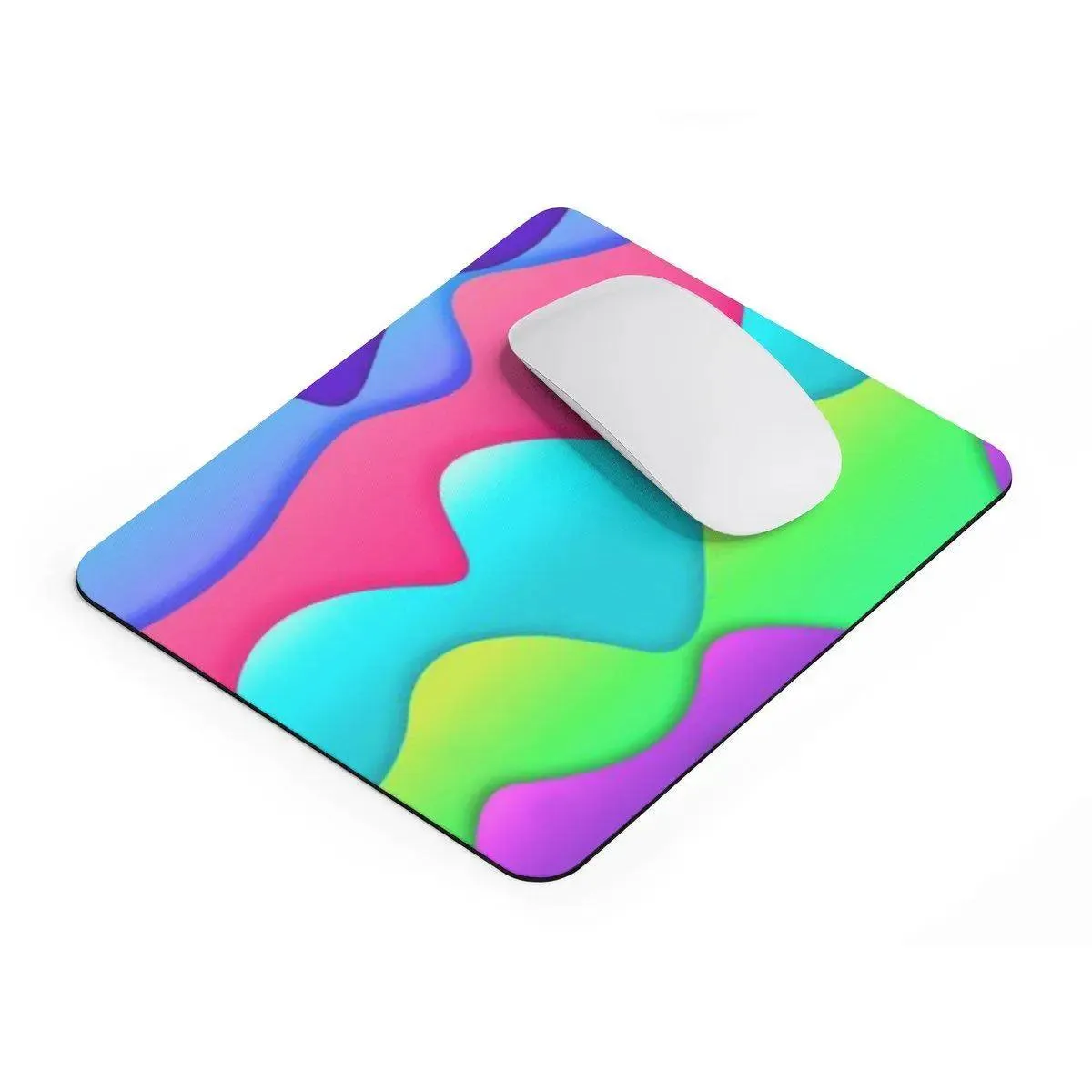 Colorful Geometric Mouse Pad for Precision and Style Enhancement