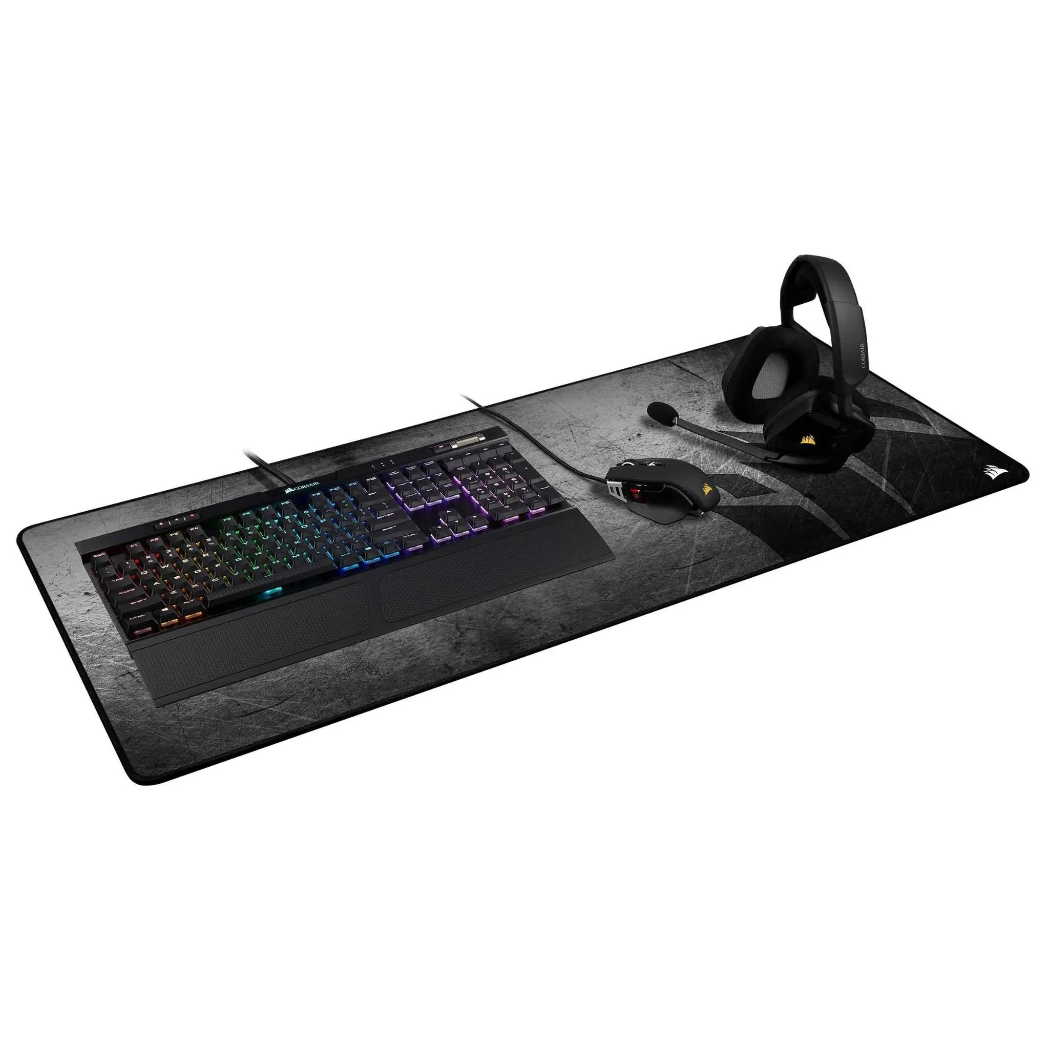 CORSAIR MM350 PRO Premium Spill-Proof Cloth Extended Gaming Mouse Pad (Black)