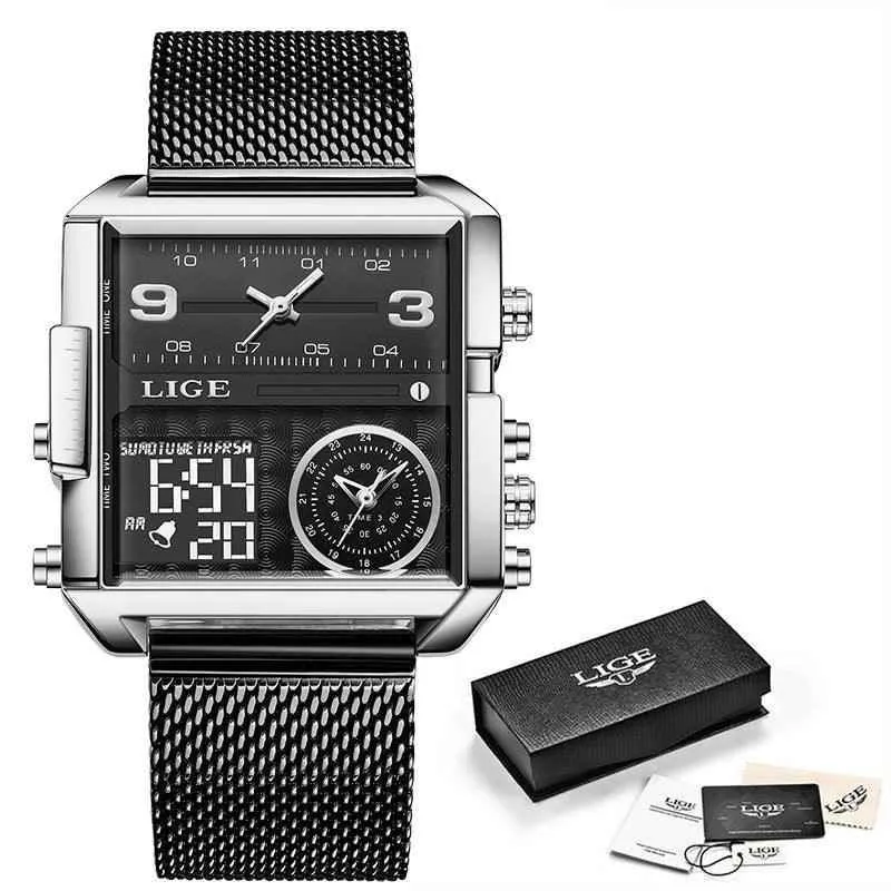 Creative Watch For Men Top Luxury Square Sports Quartz Wristwatches MSCWML57