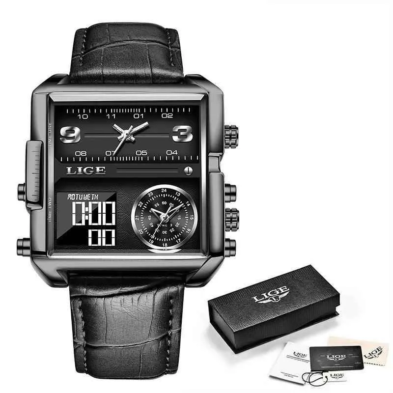 Creative Watch For Men Top Luxury Square Sports Quartz Wristwatches MSCWML57