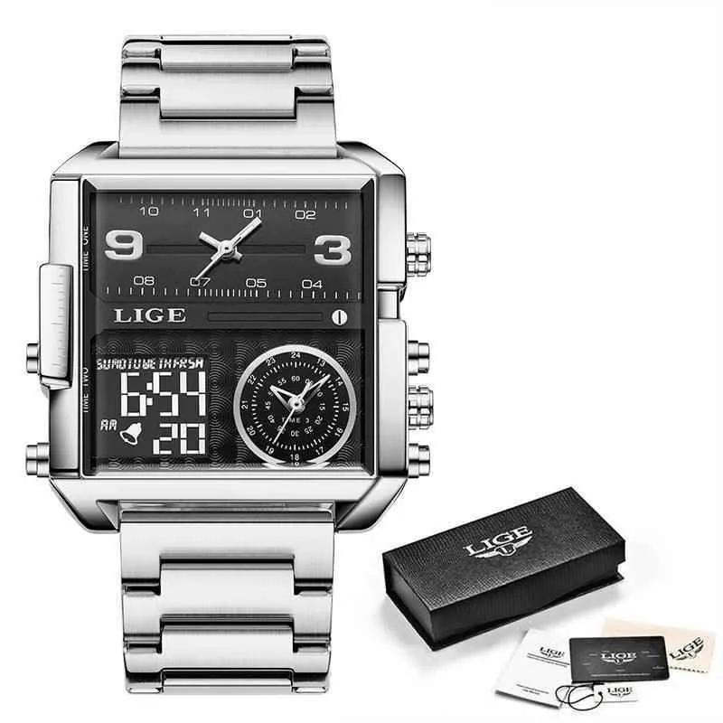 Creative Watch For Men Top Luxury Square Sports Quartz Wristwatches MSCWML57