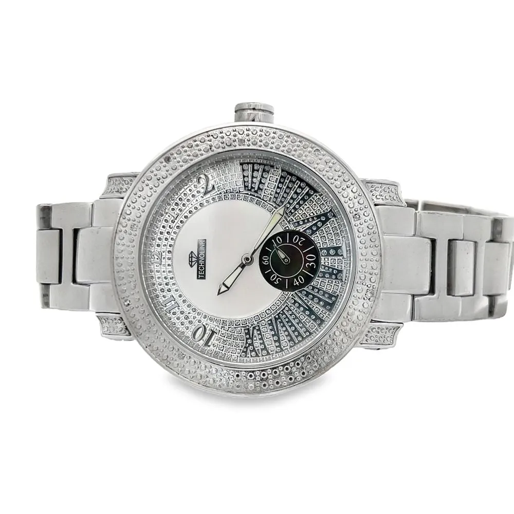 Custom Dial Real Diamond Watch