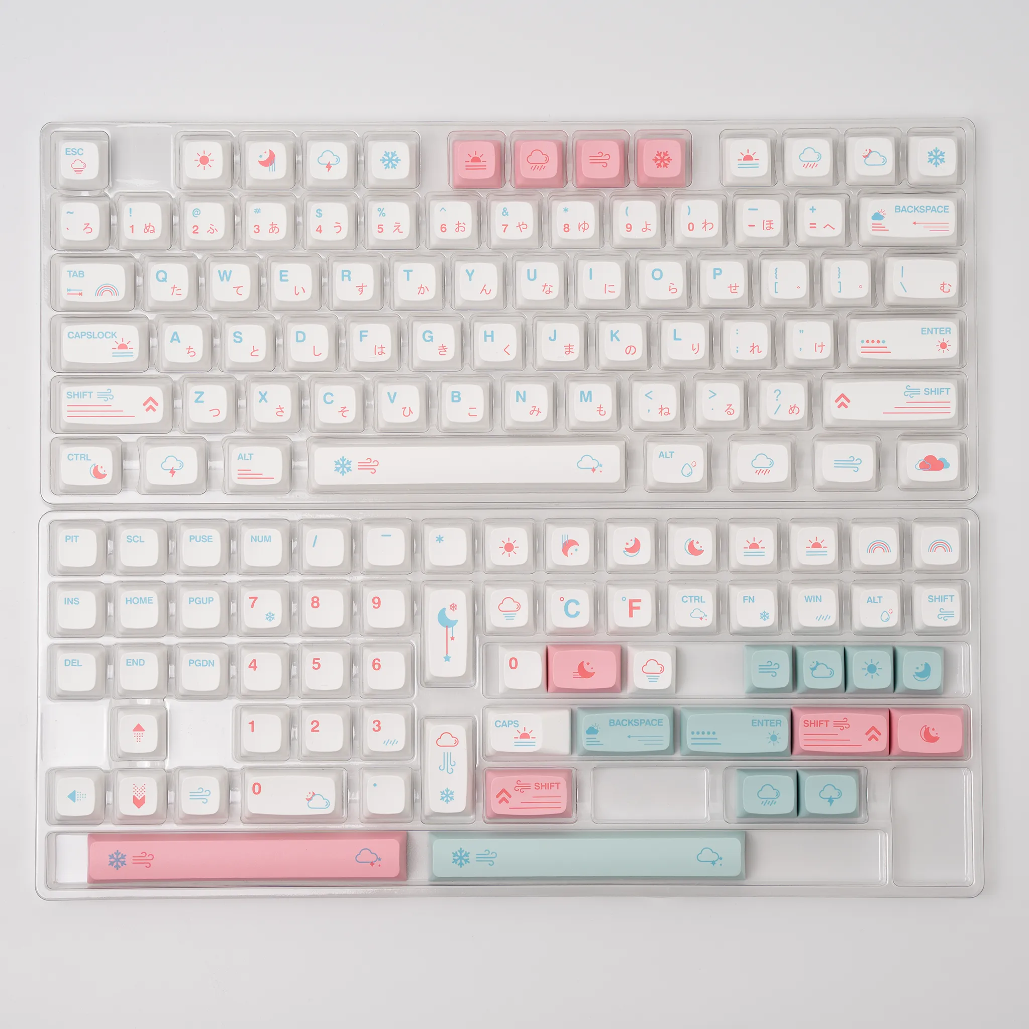 Cute Weather XDA PBT Keycap Set