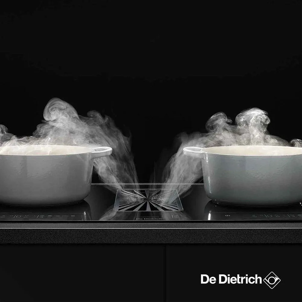 De Dietrich 80CM 4 Zones Built-in Induction Hob - Coal Black | DPI7888BH