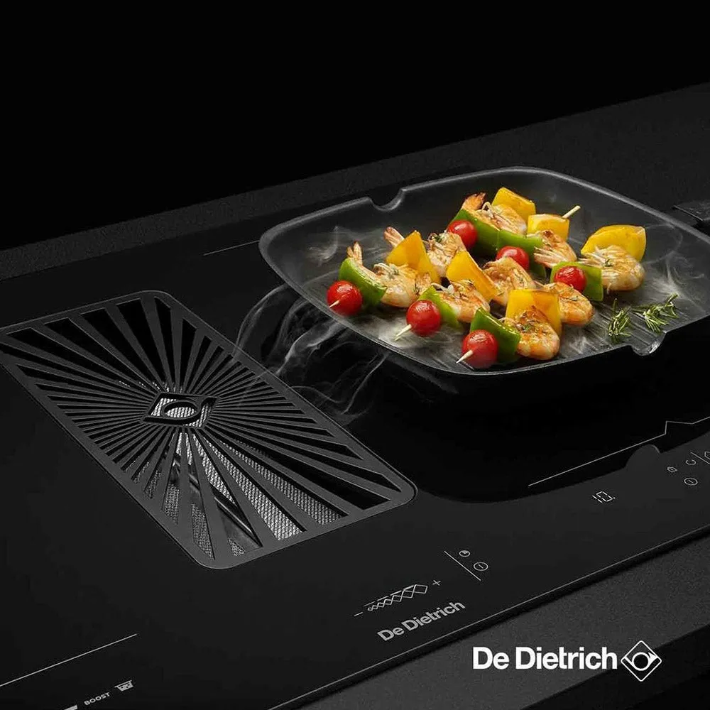 De Dietrich 80CM 4 Zones Built-in Induction Hob - Coal Black | DPI7888BH