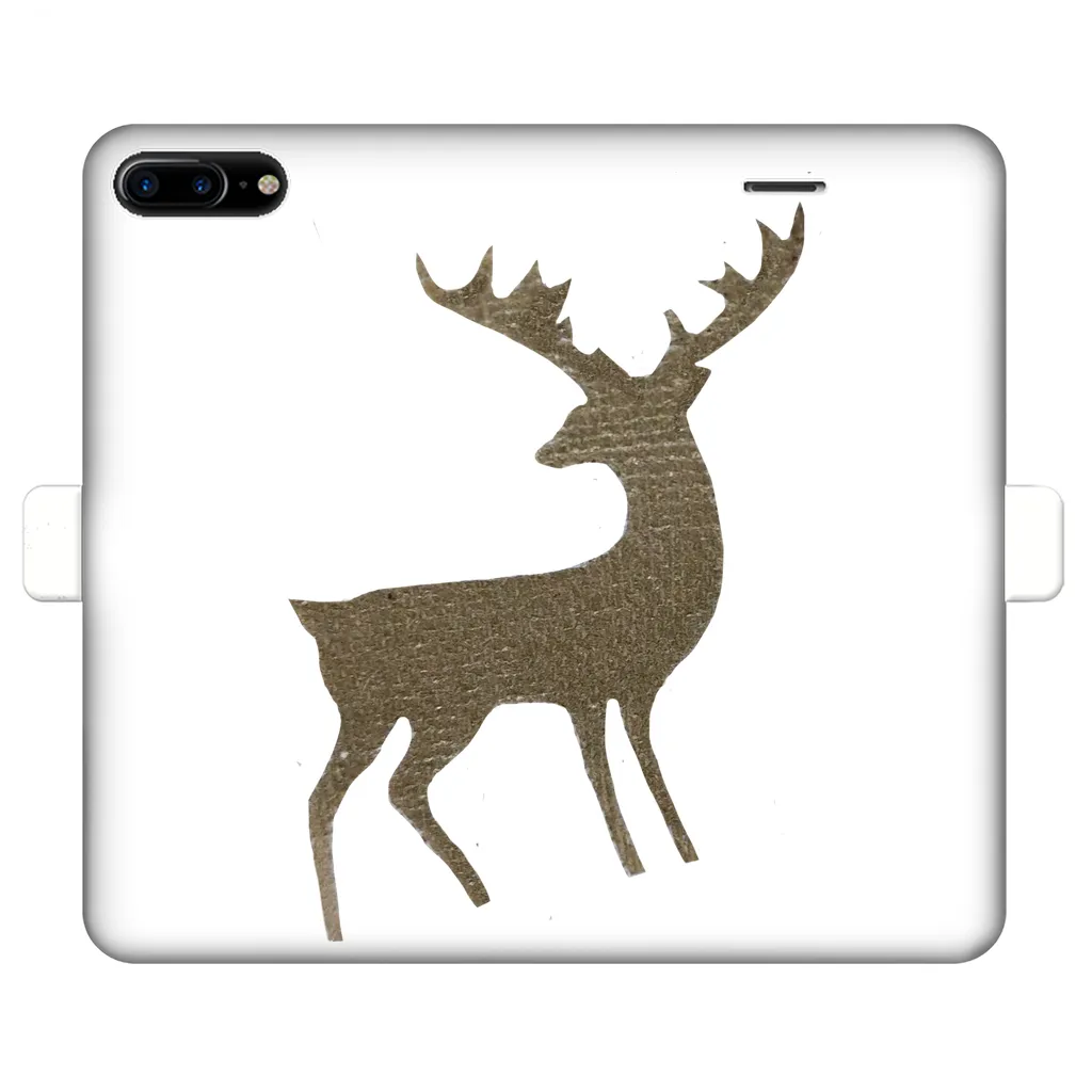 Deer Fully Printed Wallet Cases