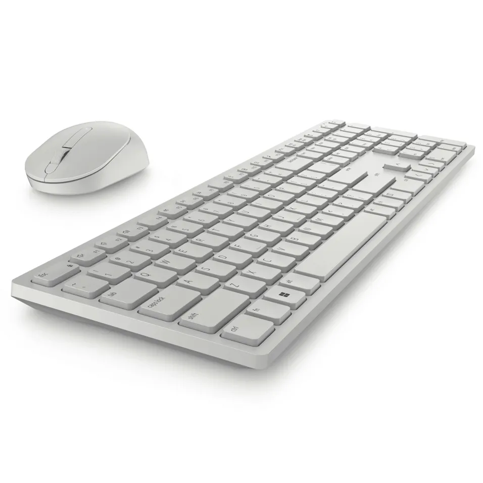 Dell Pro Wireless Keyboard Mouse Set KM5221W White Bundle