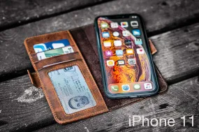 Detachable iPhone 11 Leather Wallet Case