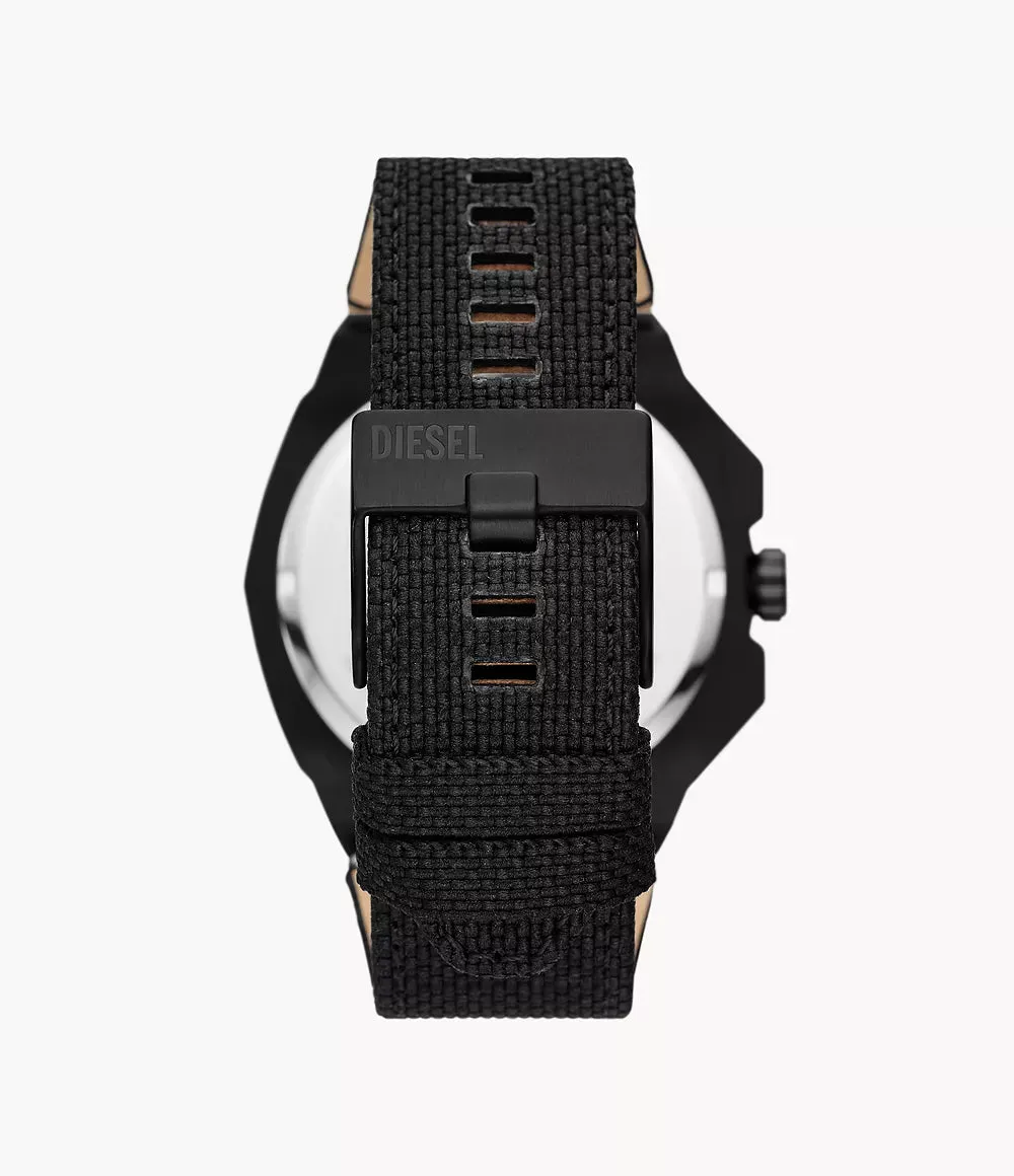 Diesel Framed Solar-Powered Black rPET Watch DZ4654