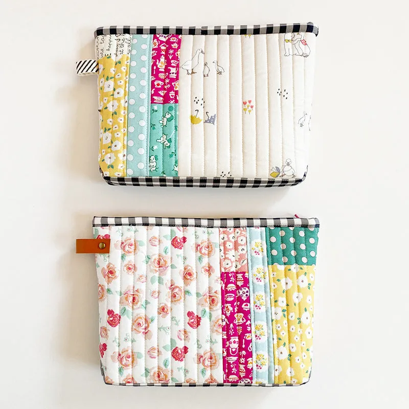 Digital Download - Quilted Zipper Pouch Pattern