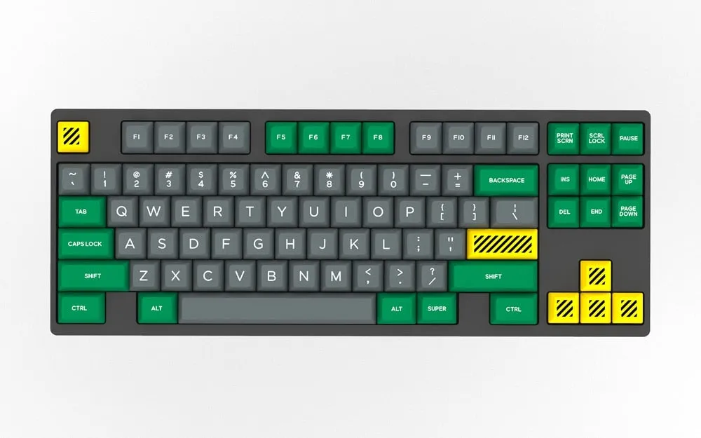 Domikey SA abs doubleshot keycap set Crisis SA profile for mx stem keyboard