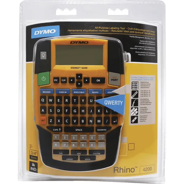 Dymo Rhino Industrial 4200 Label Maker PL150 Labeller Machine Printer